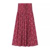 Printed suspender+printed skirt set for women